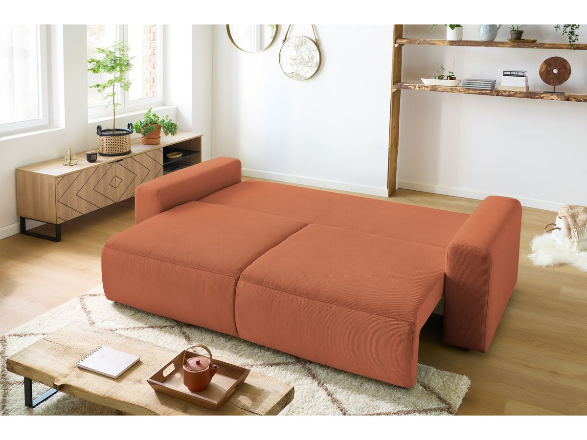 ENVY corduroy slaapbank met opbergvak