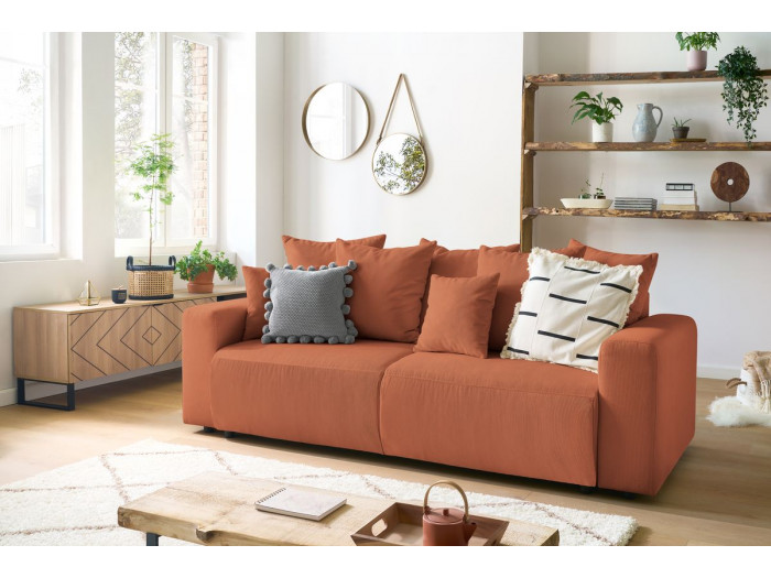 Canapé droit convertible coffre ENVY