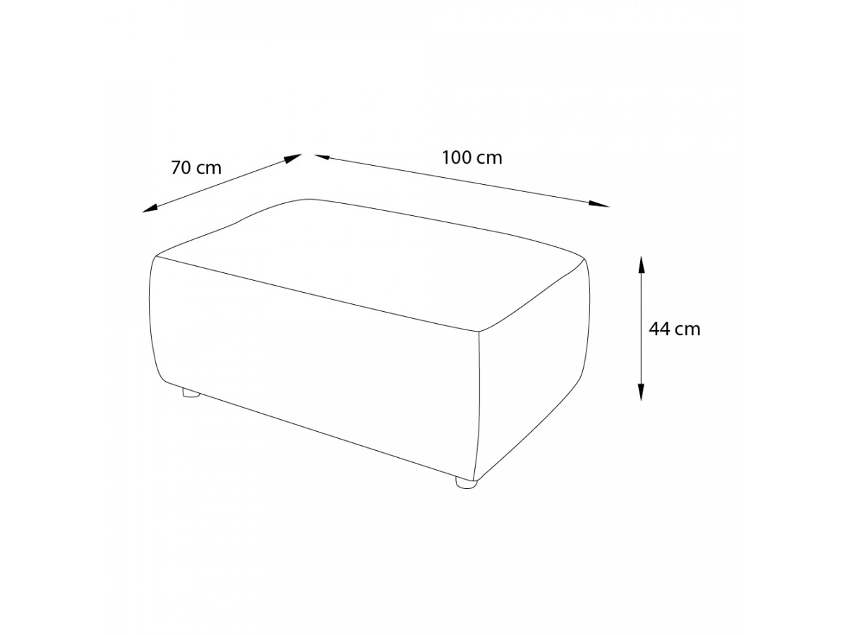 Canapé d'angle fixe EVEREST tissu chiné - Orange - Angle droit - 10 coussins