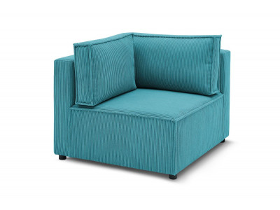 Angle pour canapé modulable NIHAD tissu velours côtelé