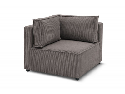 Angle pour canapé modulable NIHAD tissu velours côtelé