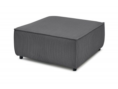 Pouf pour canapé modulable NIHAD tissu velours côtelé
