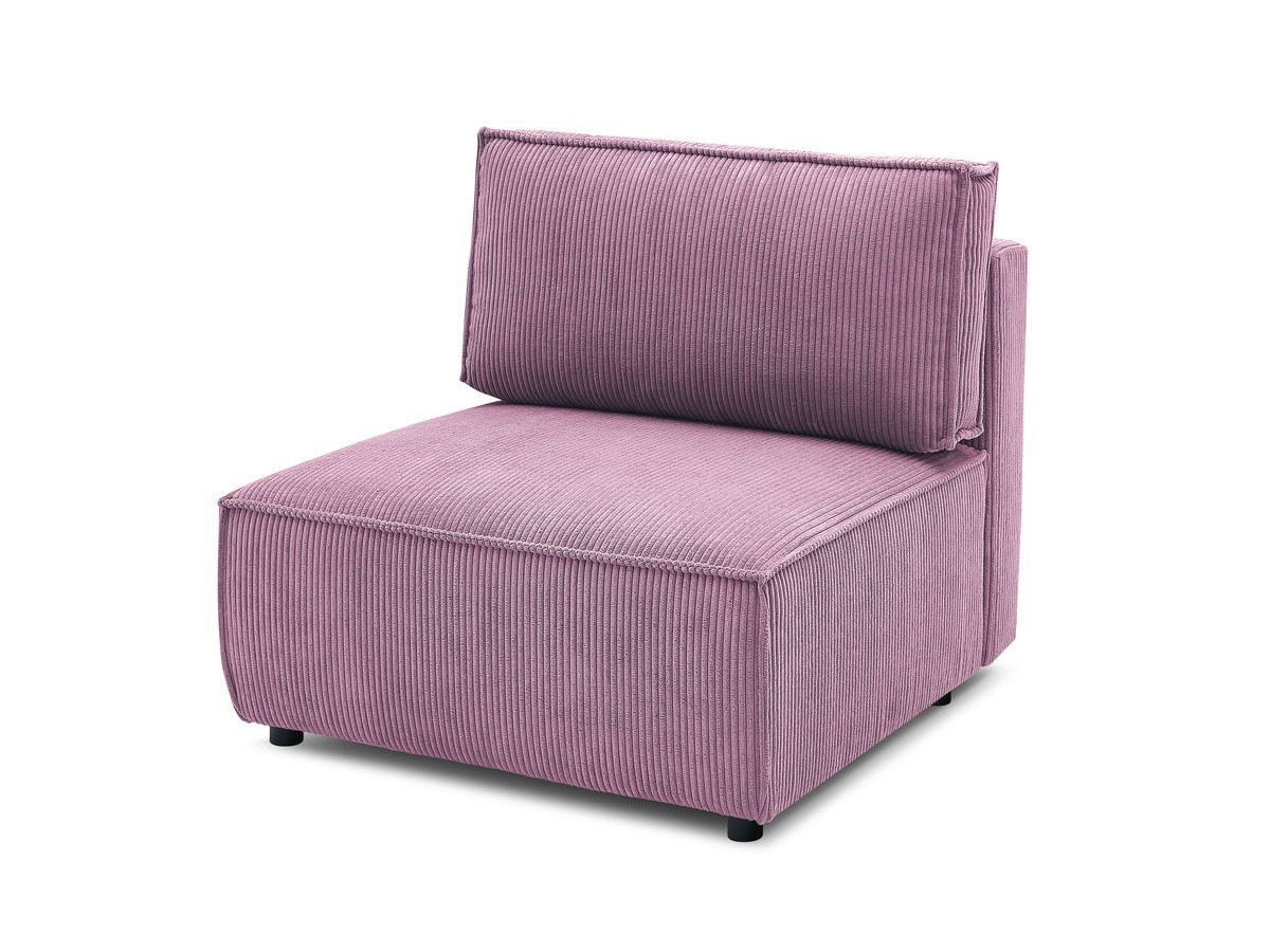 1-zitsfauteuil voor nihad modulaire bank in corduroy stof gekleurd paars