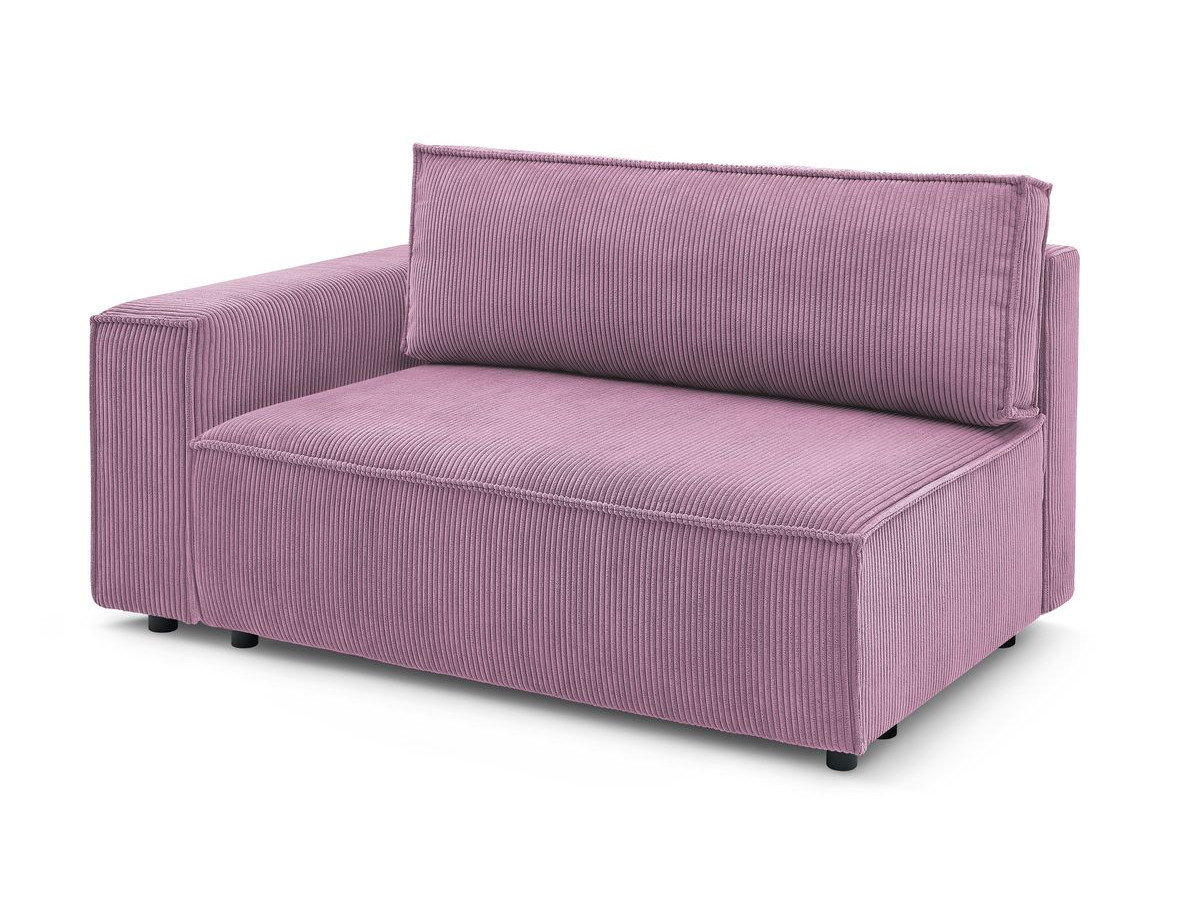 2-zitsfauteuil met armleuning voor NIHAD modulaire bank in corduroy stof