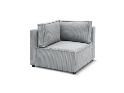 Angle pour canapé modulable NIHAD tissu velours côtelé