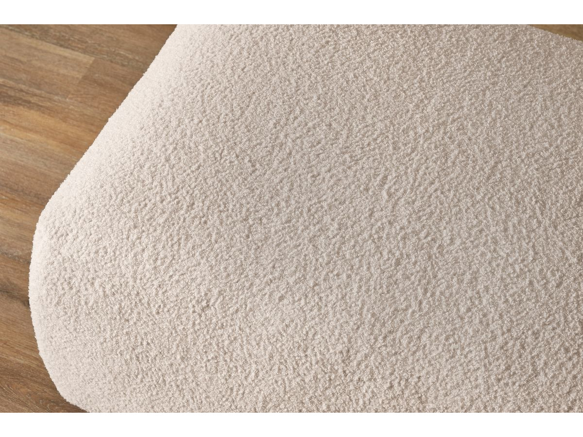 Pouf ENVY tissu bouclette doux