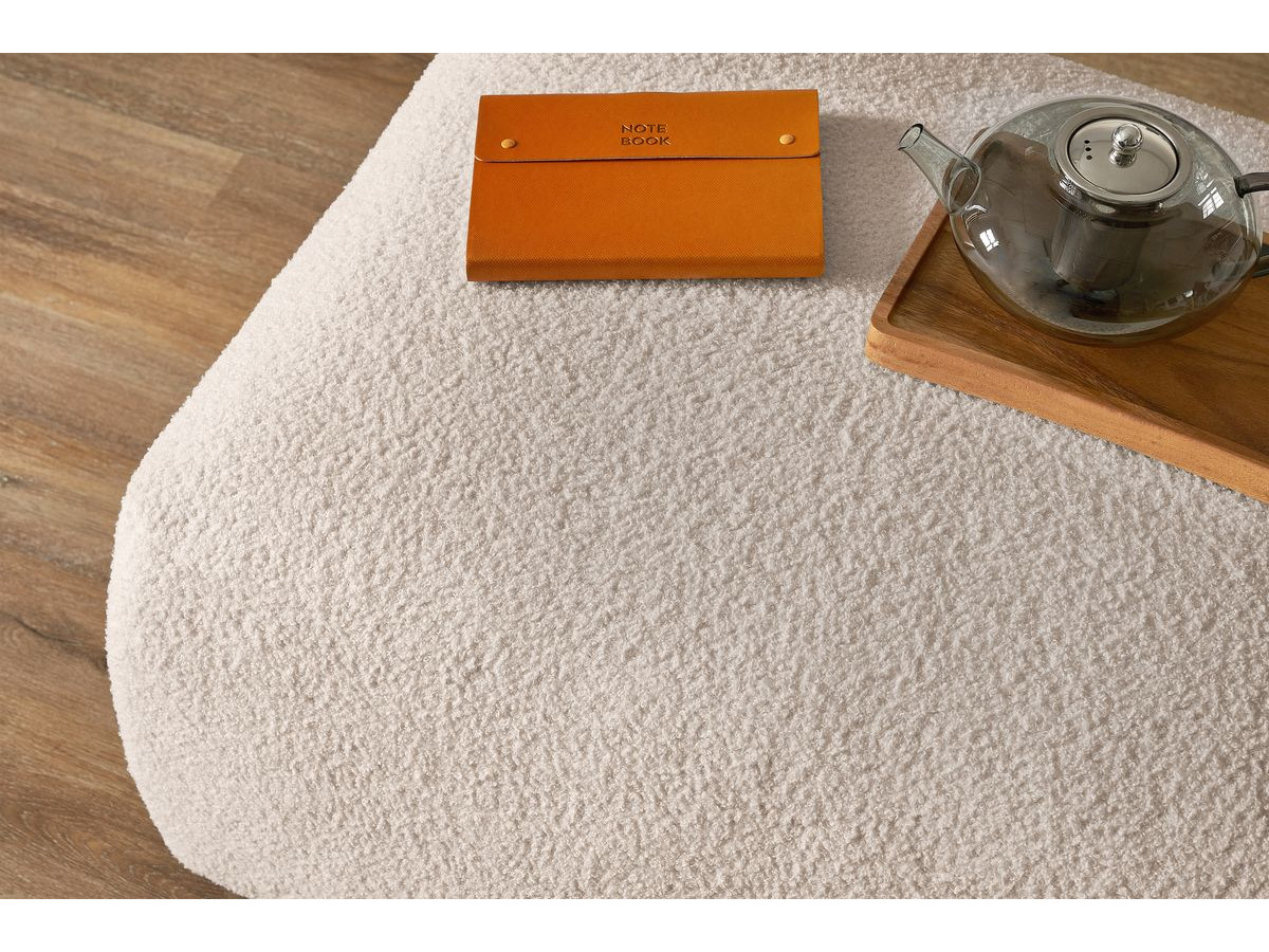 Pouf ENVY bouclette doux beige — vue 5