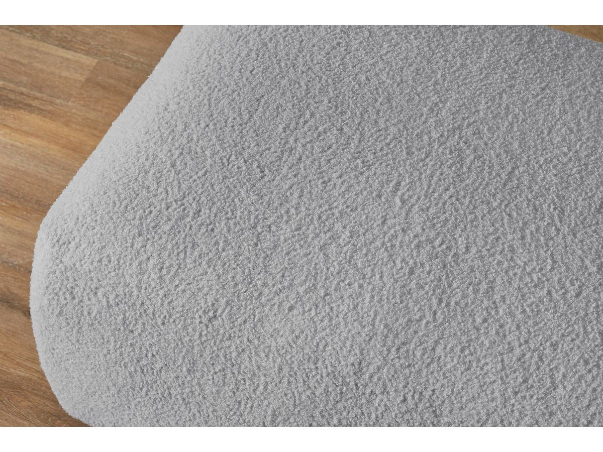 Pouf ENVY tissu bouclette doux