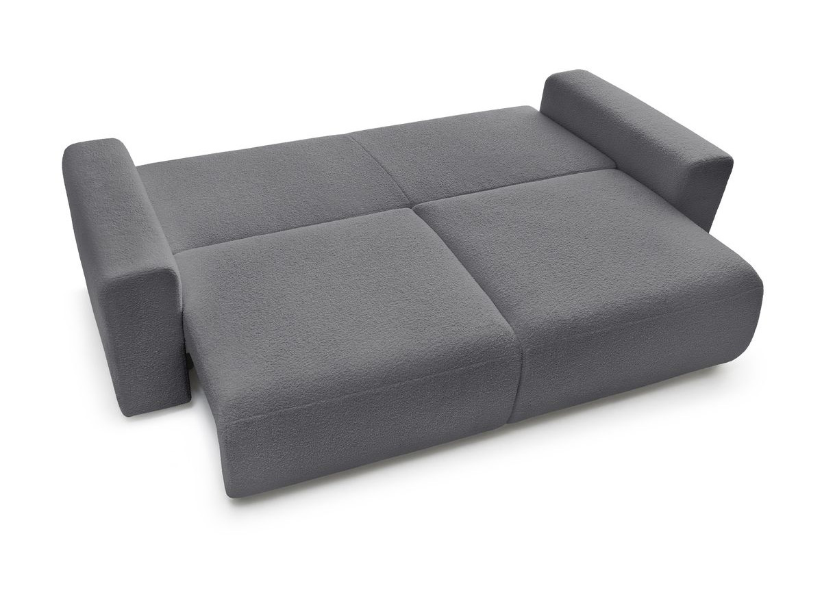 Canapé d'angle fixe EVEREST tissu chiné - Orange - Angle droit - 10 coussins