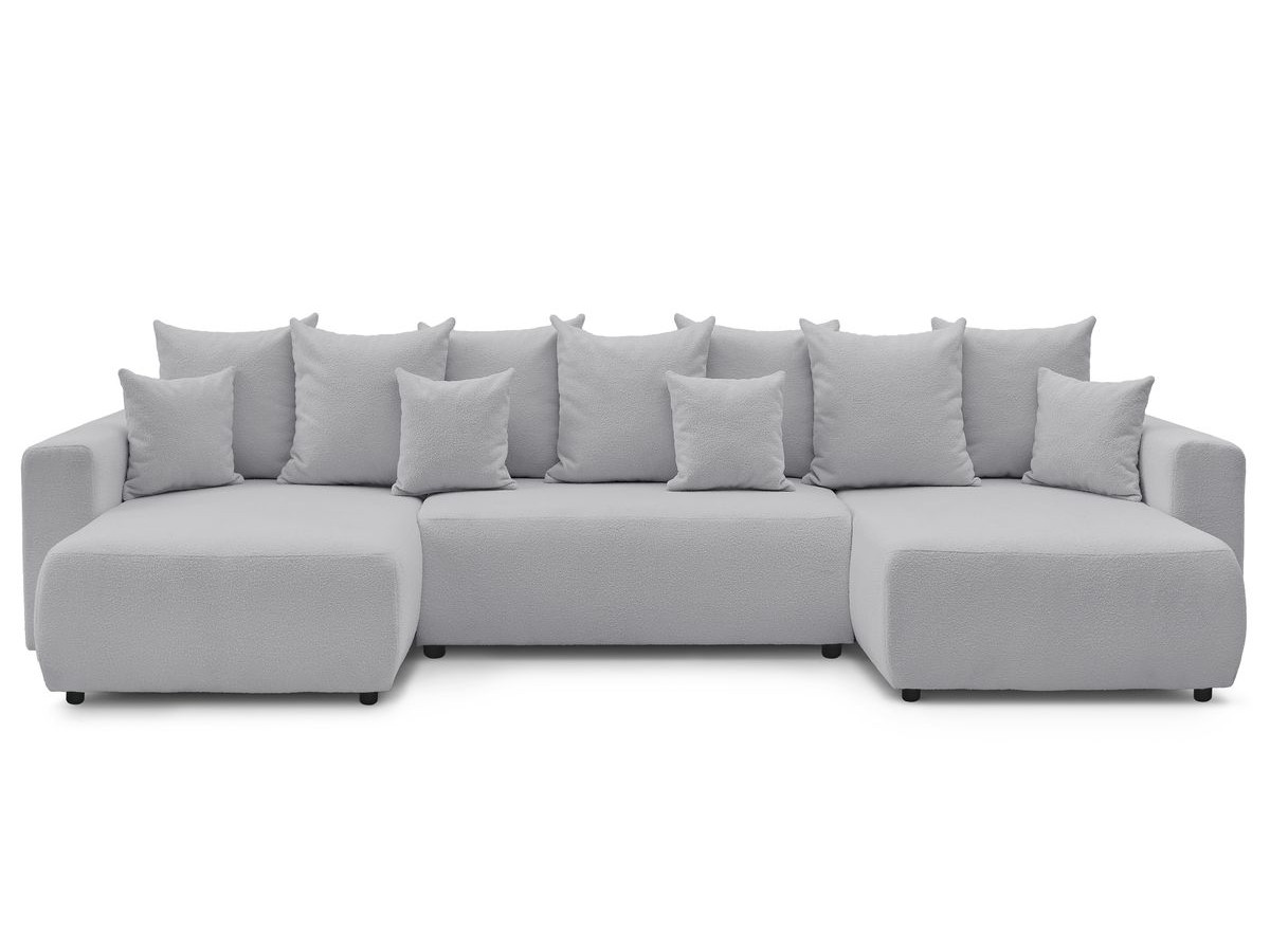ENVY panoramische slaapbank met opbergvak en badstof bekleding