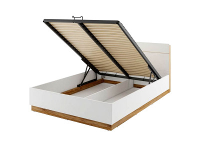 Ensemble ZENITA avec Lit coffre + Commode + 2 chevets