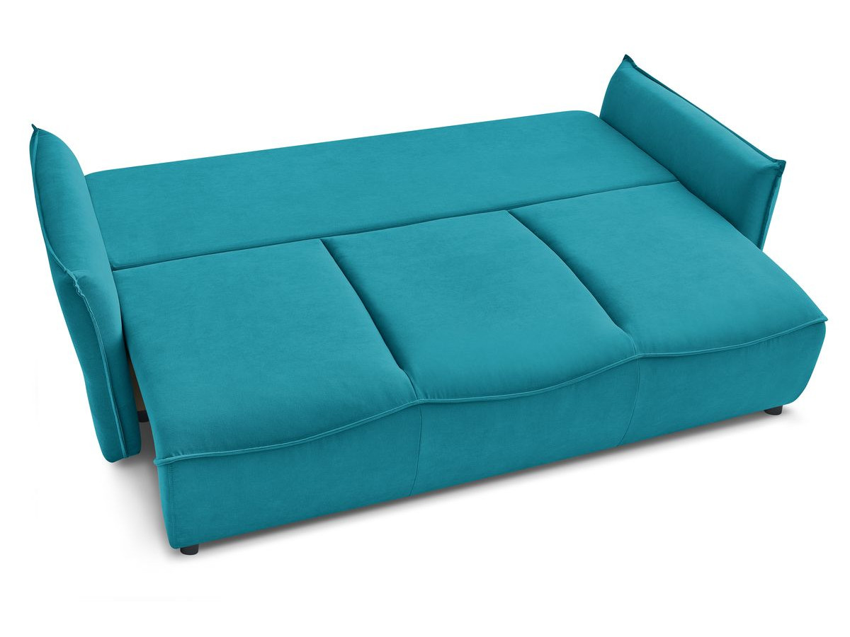 Canapé d'angle fixe EVEREST tissu chiné - Orange - Angle droit - 10 coussins