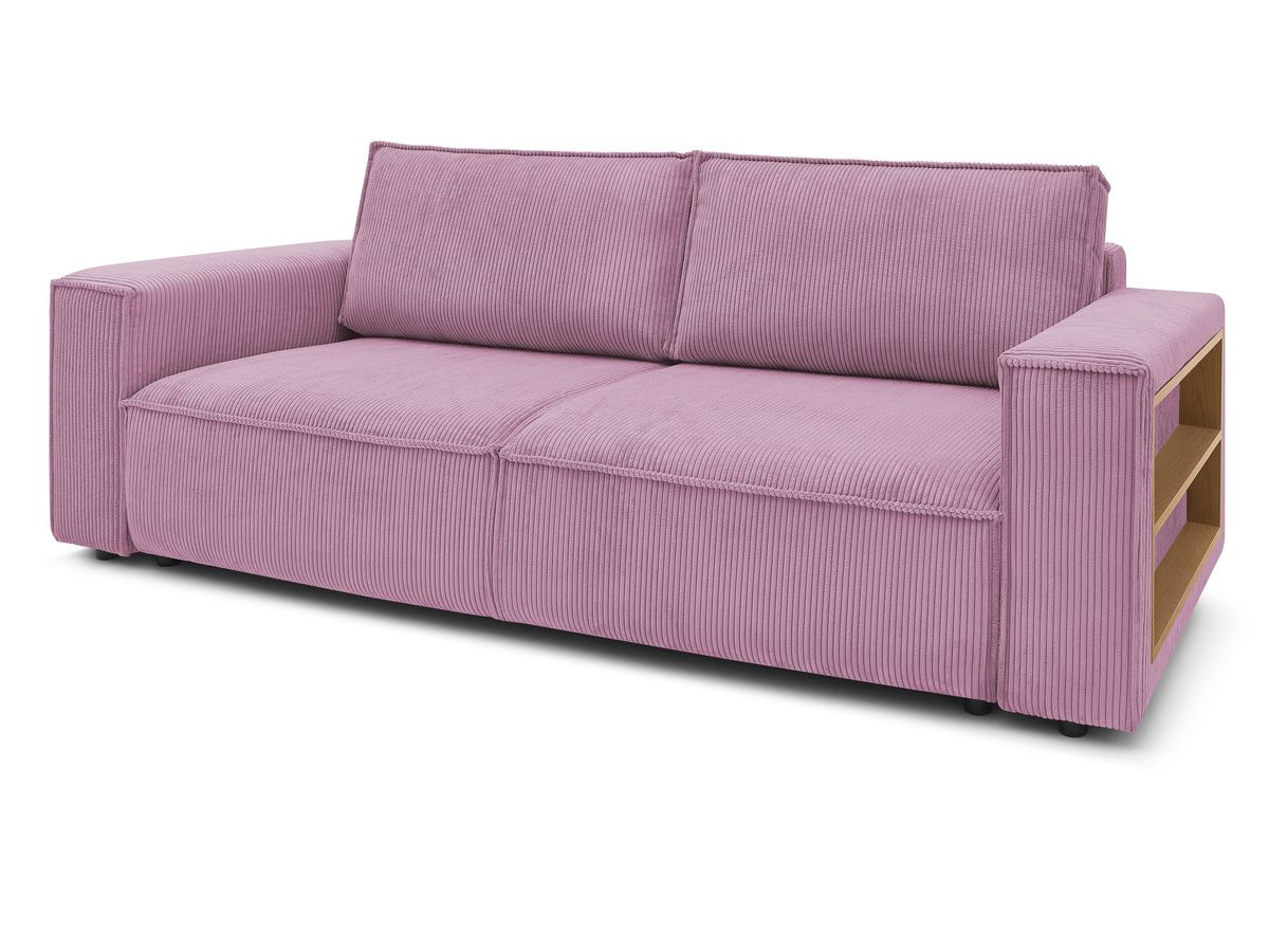 NIHAD corduroy omvormbare rechte bank met opbergvak en voetenbank