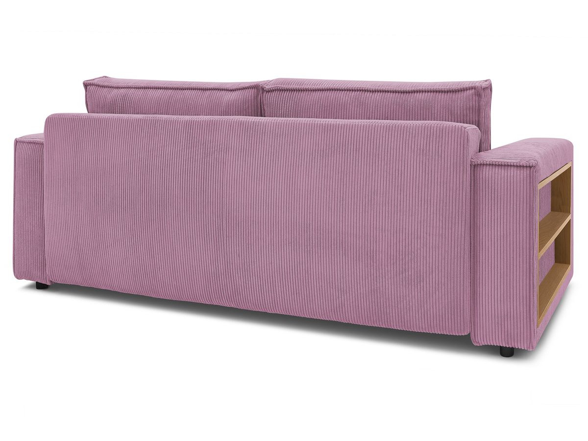 NIHAD corduroy omvormbare rechte bank met opbergvak en voetenbank