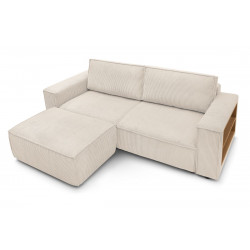 Droit convertible coffre + Pouf