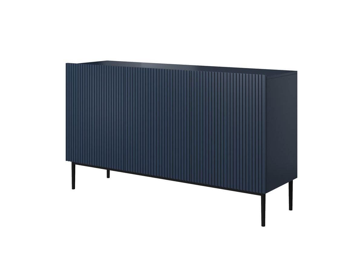 KASHA 3-deurs dressoir 150 cm Zwarte poten