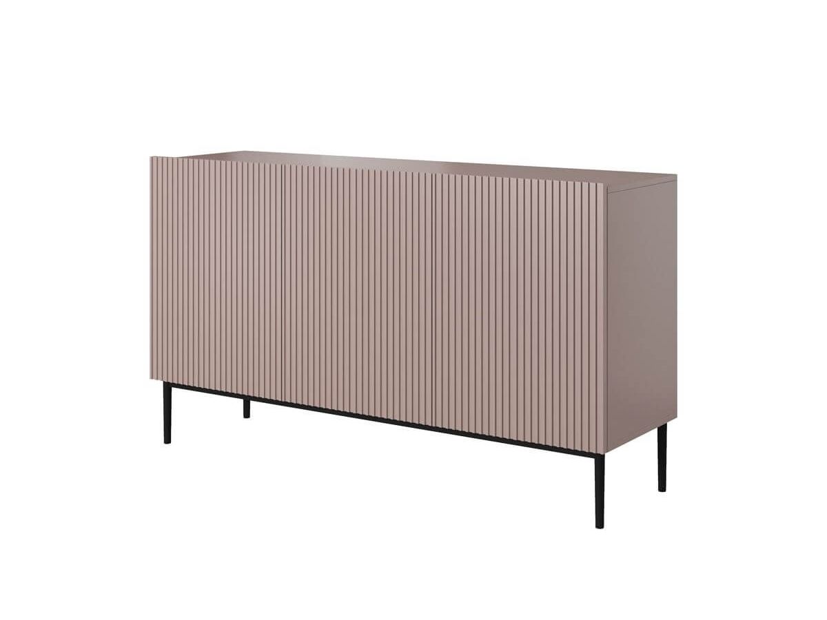 KASHA 3-deurs dressoir 150 cm Zwarte poten