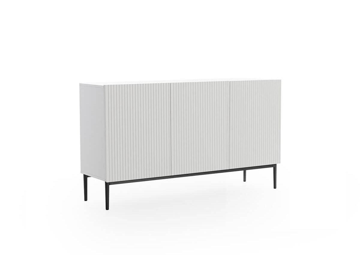 KASHA 3-deurs dressoir 150 cm Zwarte poten