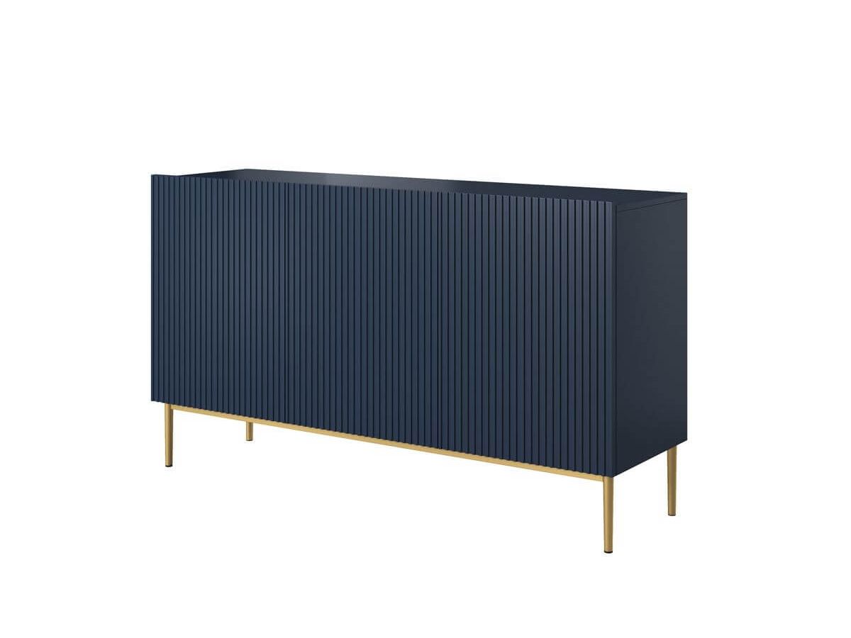 KASHA 3-deurs dressoir 150 cm gouden poten