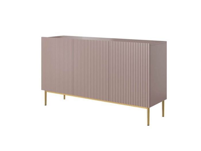 Buffet 3 portes 150 cm KASHA pieds or