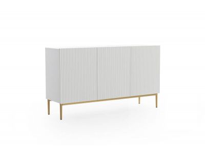 Buffet 3 portes 150 cm KASHA pieds or