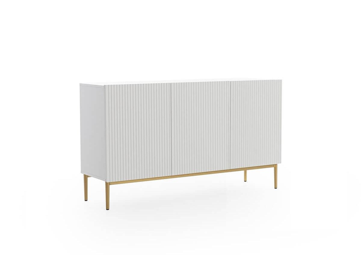KASHA 3-deurs dressoir 150 cm gouden poten