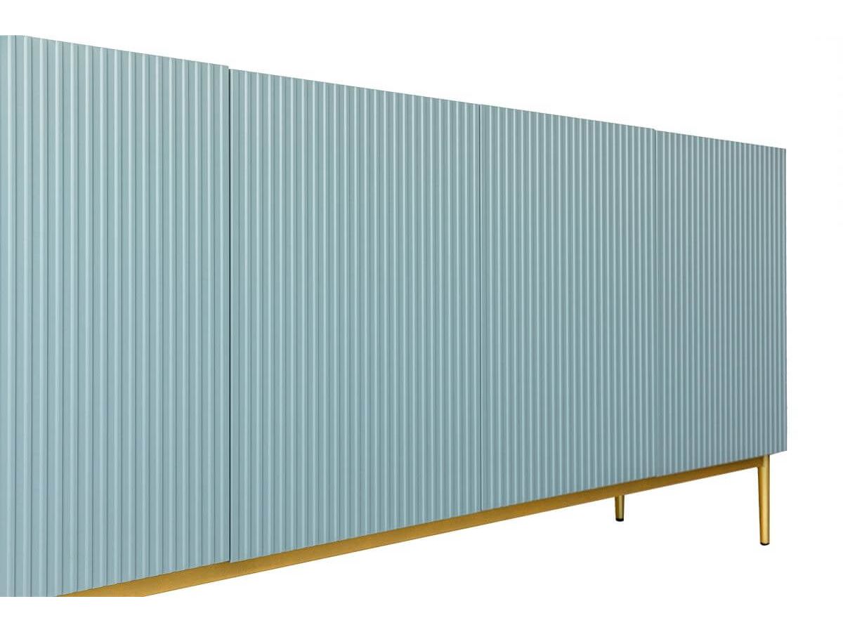 Buffet 4 portes 200 cm KASHA Pieds or