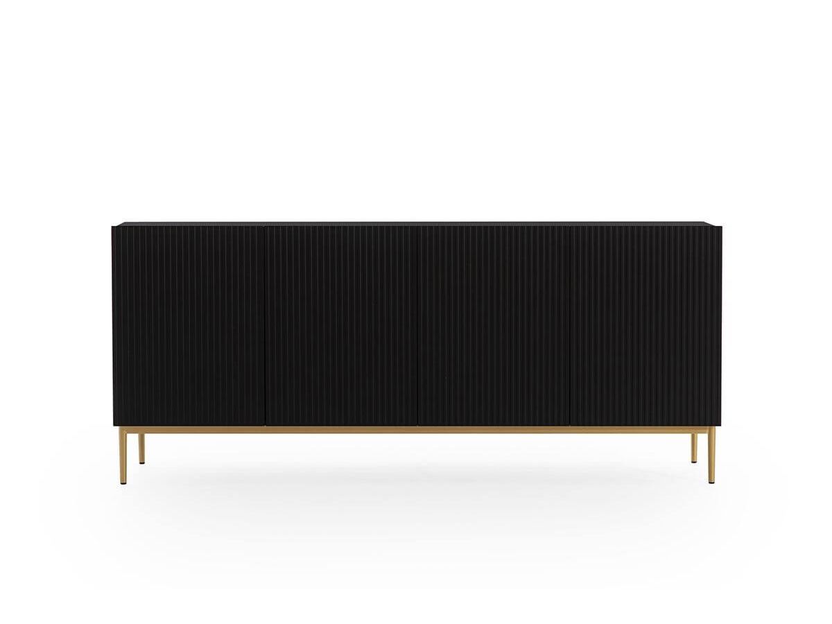 KASHA 4-deurs dressoir 200 cm Gouden poten