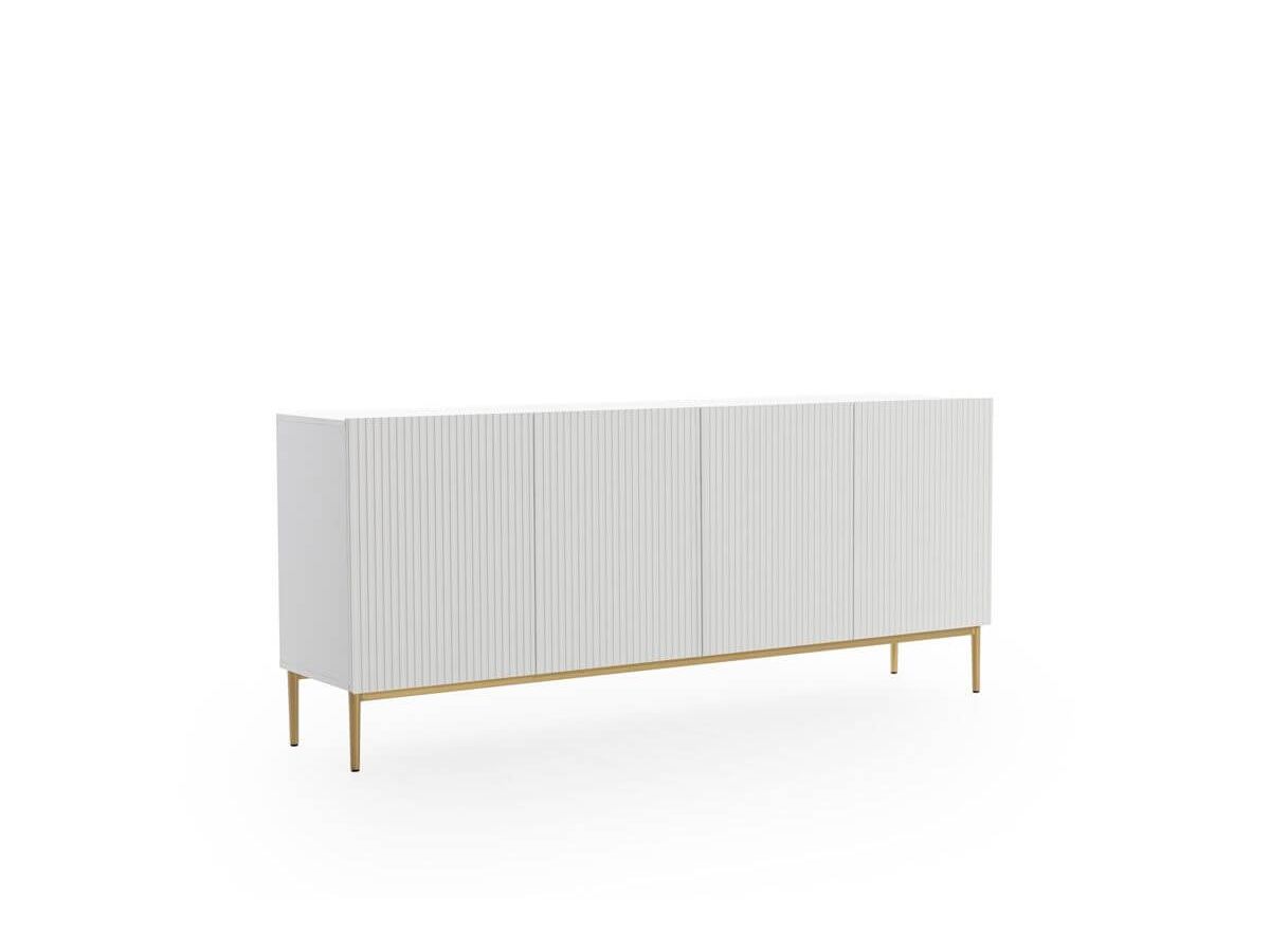 Buffet 4 portes 200 cm KASHA Pieds or