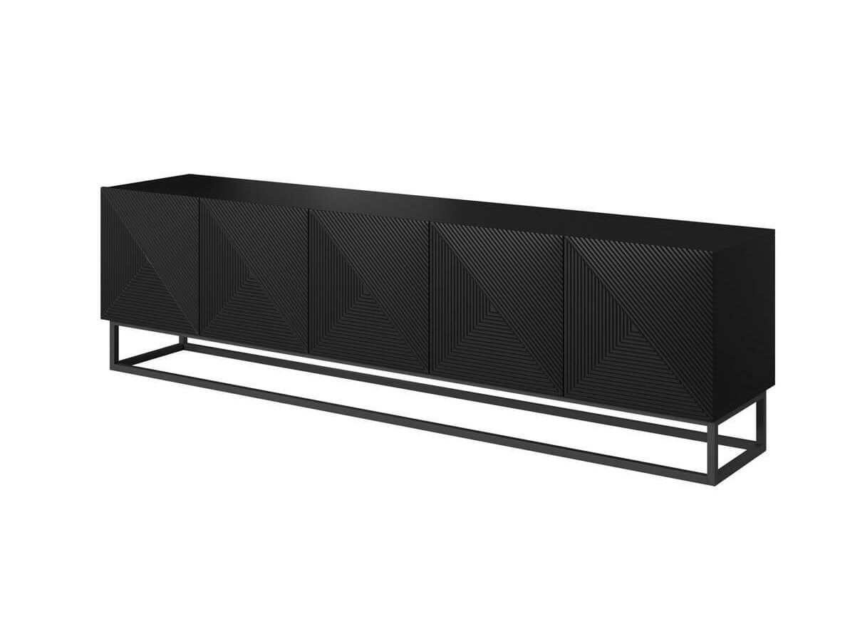 Meuble TV 200 cm ALICE pieds en métal