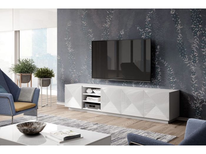 Meuble TV 200 cm ELIA avec niche