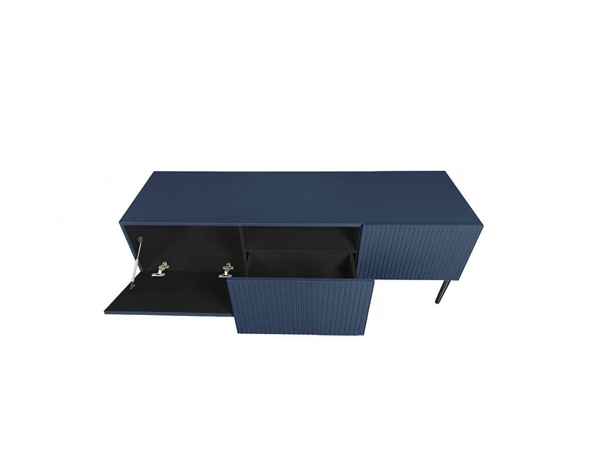 KASHA 150 cm TV-meubel met zwarte poten