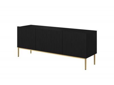 Meuble TV 150 cm KASHA Pieds or