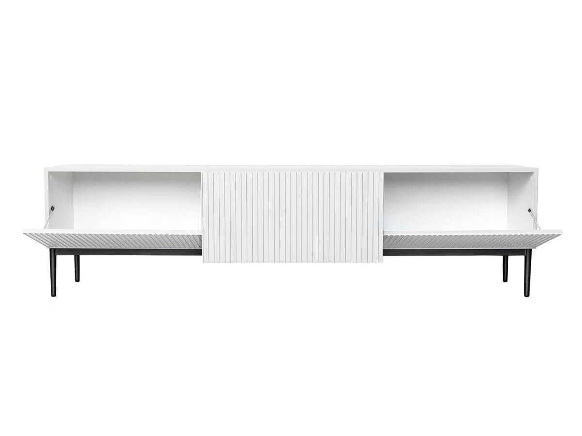 KASHA 200 cm TV-meubel met zwarte poten