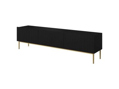 Meuble TV 200 cm KASHA Pieds or