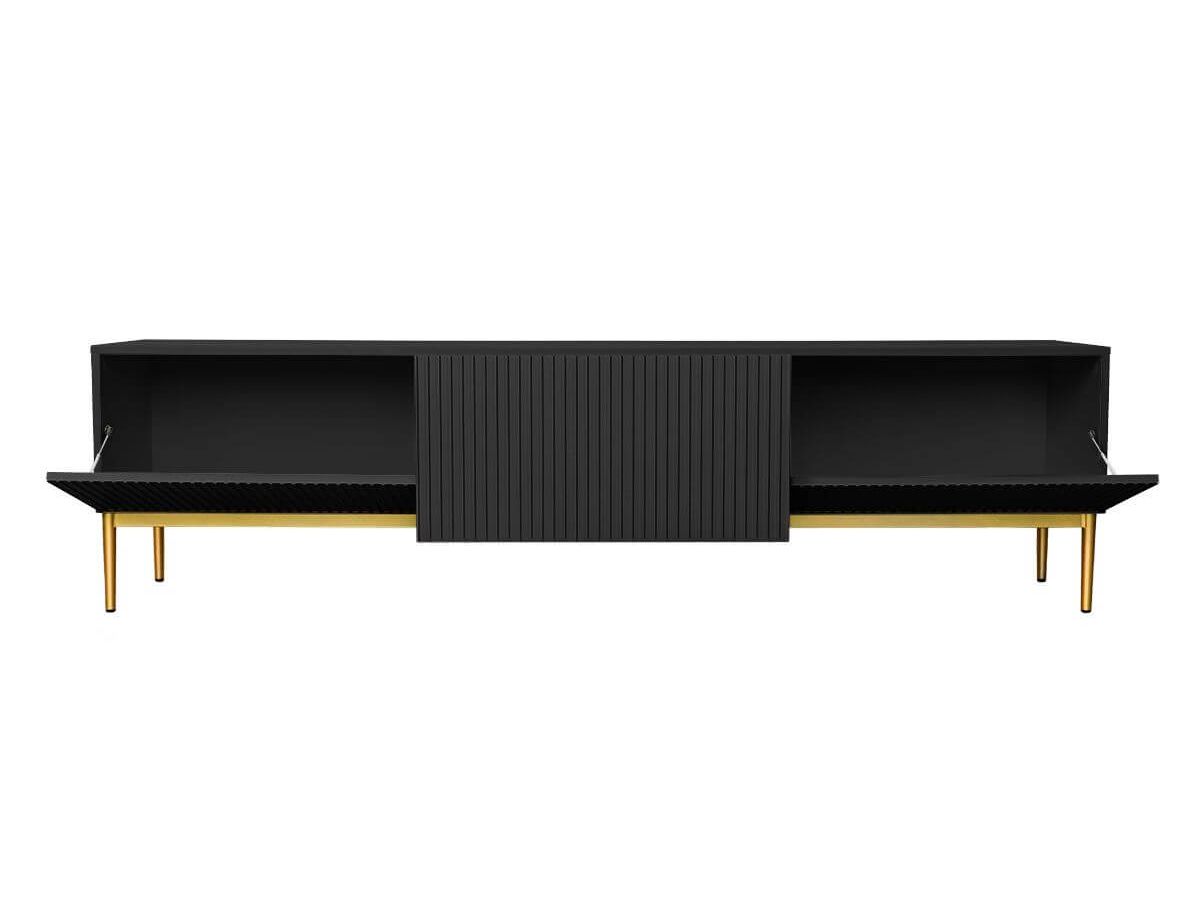 KASHA 200 cm tv-meubel met gouden poten