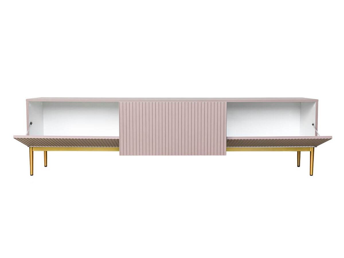 KASHA 200 cm tv-meubel met gouden poten