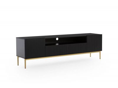 Meuble TV avec niche 200 cm KASHA Pieds or