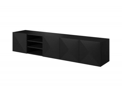 Meuble TV suspendu 200 cm ALICE avec niches
