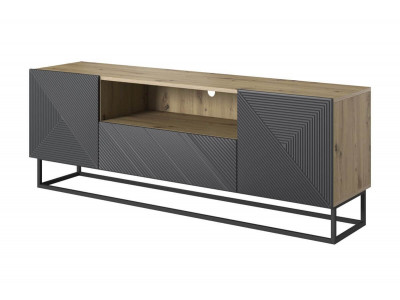 Meuble TV 167 cm ALICE pieds en métal