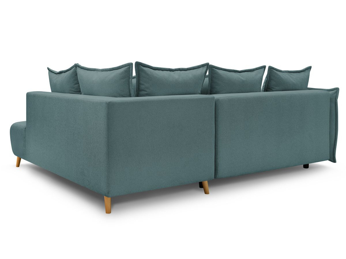 Canapé d'angle L convertible coffre NESSA
