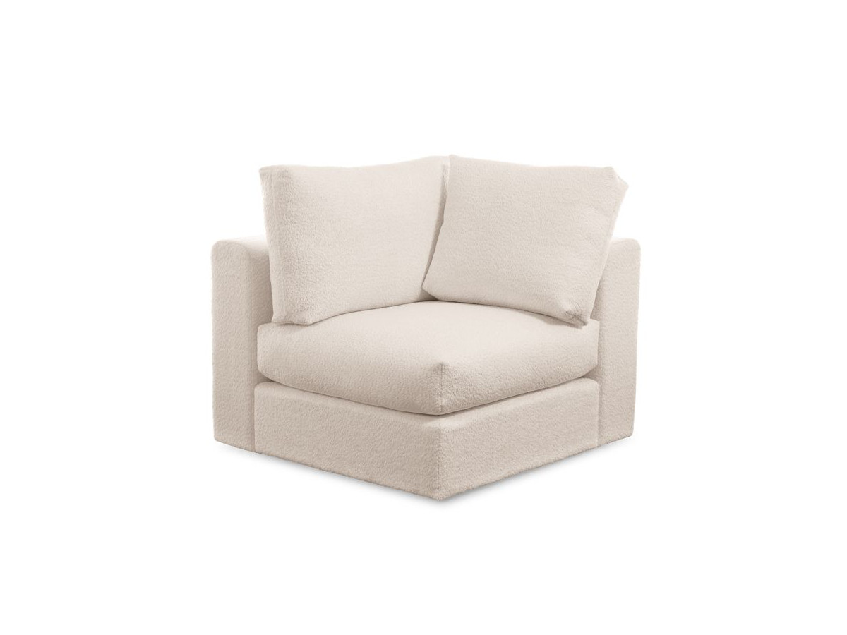 Angle pour canapé modulable PARIS tissu bouclette