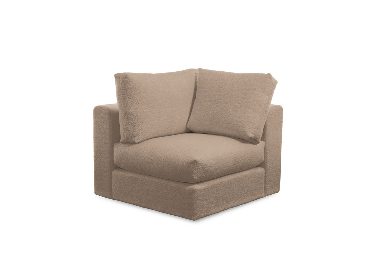 Angle pour canapé modulable PARIS tissu bouclette