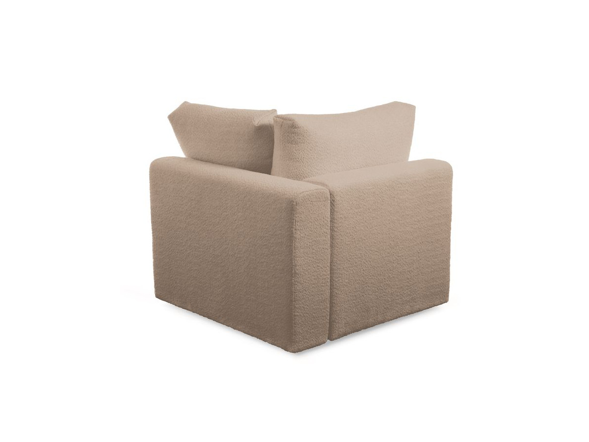 Angle pour canapé modulable PARIS tissu bouclette