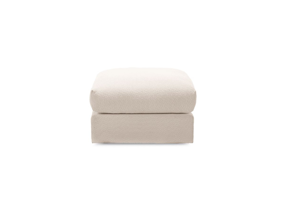Pouf ultra moelleux PARIS tissu bouclette