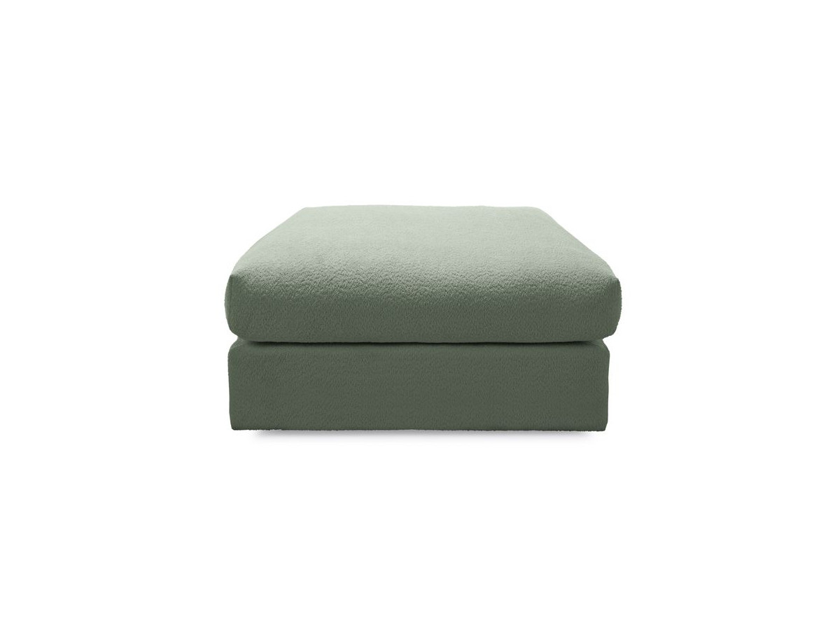 Pouf ultra moelleux PARIS bouclette vert — vue 5