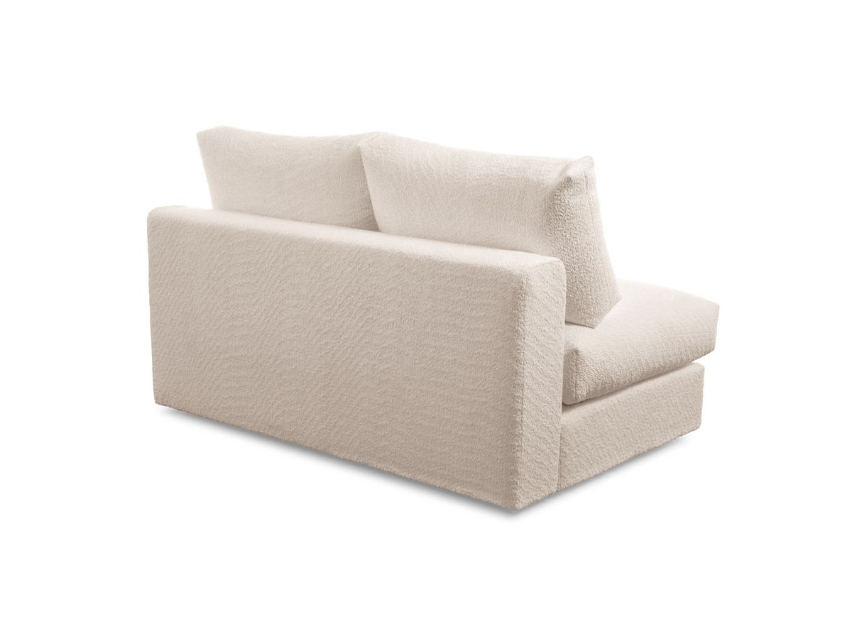 2-zits fauteuil voor de modulaire bank PARIS in badstof