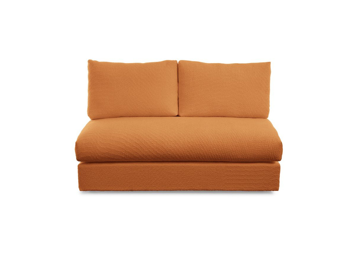 Chauffeuse 2 places pour canapé modulable PARIS tissu bouclette