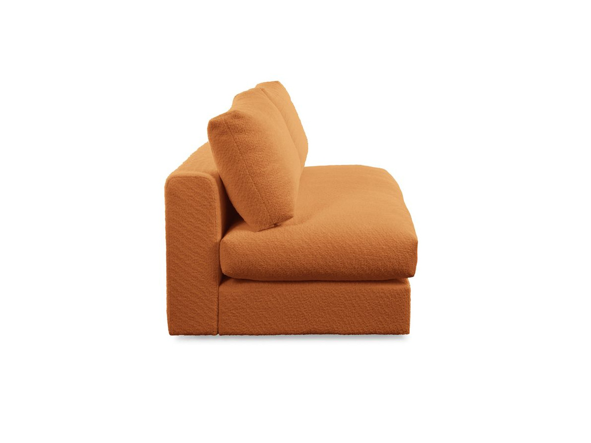 Chauffeuse 2 places pour canapé modulable PARIS tissu bouclette
