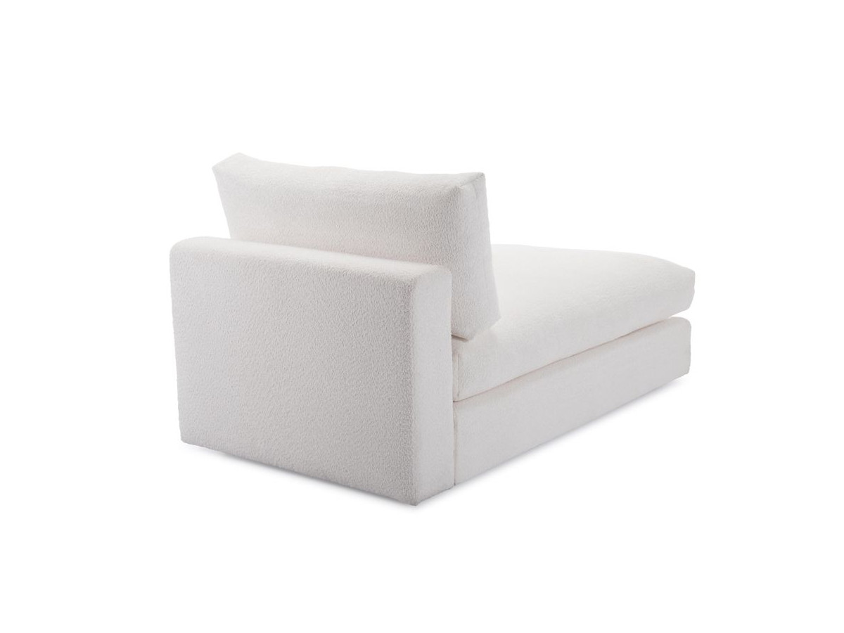 Canapé d'angle fixe EVEREST tissu chiné - Orange - Angle droit - 10 coussins